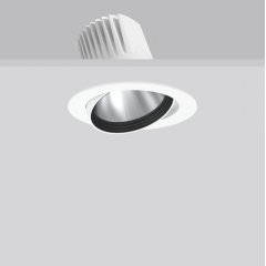 RONDOS maxi, 33 W, 3400 lm, bakery, white, DALI Recessed projectors, D 178 H 3 HEL 140, 23°