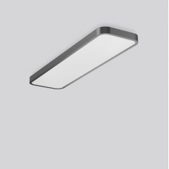 Gaismeklis TRIONA rectangle, 42 W, 5450 lm, 840, anthracite, smart+free Ceiling and wall luminaires, L 1300 B 350 H 88, Plastic (PMMA) opal