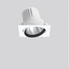 MAGCARDO maxi, 33 W, 2050 lm, fresh meat, white, on/off Recessed projectors, L 172 B 167 H 137, 67°