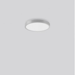 Gaismeklis TRIONA round, 29 W, 2700 lm, 827-865, silver, DALI Ceiling and wall luminaires, D 461 H 88, Plastic (PMMA) prismatic