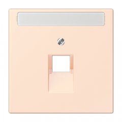 Virsma IAE/UAE-datu rozetei 1 x 8-polig, marķējams, termoplasts lakots, Serie LS, orange pâle