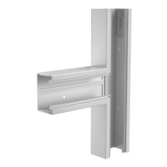 T-elements 70x110mm, PVC, gaiši pelēks, 7035