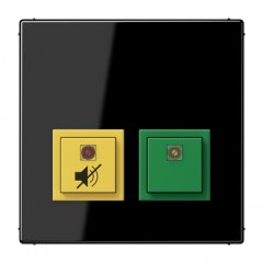 Avārijas izsaukšanas sistēmas dežūrtelpas bloks  LS sērija melns