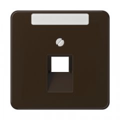 Virsma IAE/UAE-datu rozetei 1 x 8-polig, marķējams, termoplasts, Serie CD, brūns