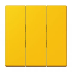 Taustiņs 3-viet, termoplasts lakots, Serie LS, le jaune vif