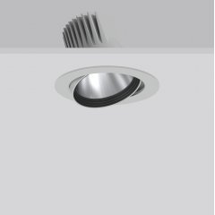 RONDOS maxi, 35 W, 4250 lm, 935, silver, DALI Recessed projectors, D 178 H 3 HEL 140, 12°