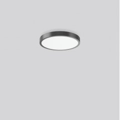 Gaismeklis TRIONA round, 38 W, 3050 lm, 827-865, anthracite, smart+free Ceiling and wall luminaires, D 461 H 88, Plastic (PMMA) opal