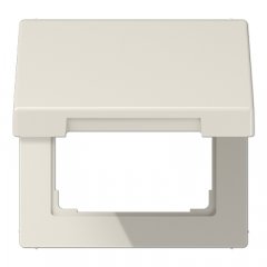 Rozetes vāks ar atsperi, duroplasts, Serie LS, ziloņkaula