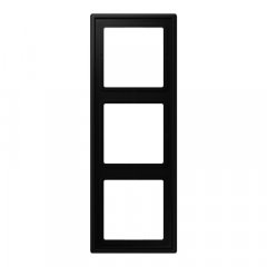 Rāmītis 3-vietīgs, vertikālā un horizontālā montāža, LS 990, grafītmelns matēts
