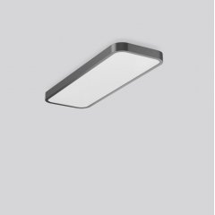 Gaismeklis TRIONA rectangle, 30 W, 4100 lm, 840, anthracite, smart+free Ceiling and wall luminaires, L 1040 B 350 H 88, Plastic (PMMA) opal