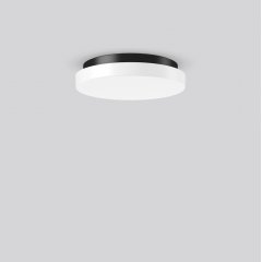 Gaismeklis FLAT SLIM step, 11...22 W, 1200...2500 lm, 830, 840, anthracite, Sensor Ceiling and wall luminaires, D 350 H 75, Opal glass, HF movement sensor