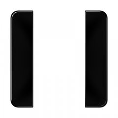 Taustiņs 1-viet, F50, Serie CD, melns