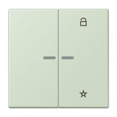 eNet taustiņš unversālais 2-viet, duroplasts, Serie LS, vert anglâis pale