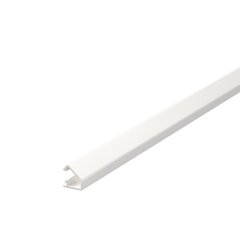 Mini kabeļu kanāls pašlīmejošs ar atveramo augšo daļu 4,5x9x2000, PVC, dzidri balts, 9010