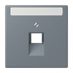 Virsma IAE/UAE-datu rozetei 1 x 8-polig, marķējams, termoplasts lakots, Serie LS, gris 59