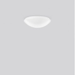 Gaismeklis FLAT POLYMERO, 10 W, 1100 lm, 830, white, DALI Ceiling and wall luminaires, D 300 H 100, Plastic (PC) opal