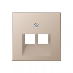 Virsma IAE/UAE-datu rozetei 2 x 8-polig, termoplasts lakots, Serie A, šampanieša krāsā