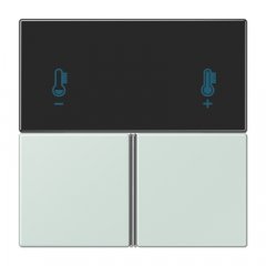 Taustiņs 3-viet, F40 KNX telpas kontrolierim, Serie LS, céruléen pale