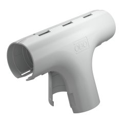 Quick Pipe T veida elements M32, PP, gaiši pelēks, 7035