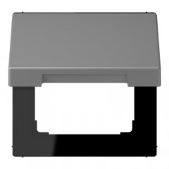 Rozetes vāks ar atsperi, termoplasts krāsots, Serie LS, gris 31