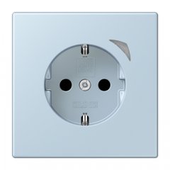 Kontaktligzda JUNG HOME SCHUKO, 16 A 250 V ~, skrūvju spailes, ar indikātoru un bērnu drošību, termoplasts krāsots