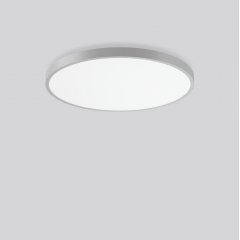 Gaismeklis TRIONA round, 76 W, 6800 lm, 827-865, silver, smart+free Ceiling and wall luminaires, D 845 H 88, Plastic (PMMA) opal