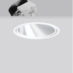 PASCALA round, 11...39 W, 1400...4400 lm, 830, white, DALI Recessed downlights, D 241 H 2 HEL 156