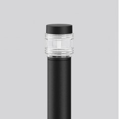 Apgaismes stabiņš MEGA GÜRTELLINSE, 10 W, 510 lm, 840, anthracite, DALI Bollards, D 140 H 750, Transparent glass