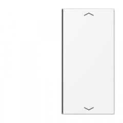 Taustiņs slēdzim 2-viet, ar virzienrādītāju, F40, Serie LS, sniegbalts matēts