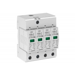 Pārsprieguma novadītājs V20 4-polīgs izpildījums 385V V20-C 4-385