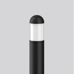 Apgaismes stabiņš MEGA LATERNE R, 10 W, 640 lm, 830, anthracite, on/off Bollards, D 115 H 550, Opal glass