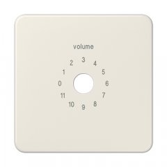 Centrālplate skaļuma regulēšanai, termoplasts, Serie CD, ziloņkaula