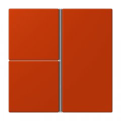 Taustiņs 3-viet, F40, Serie LS, rouge vermillon 59