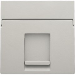 Central plate data 1x RJ, light grey