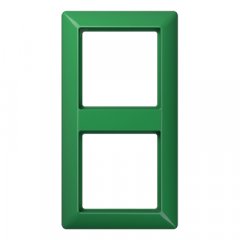 Rāmītis 2-vietīgs, vertikālā un horizontālā montāža, termoplasts, AS 500, zaļš