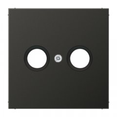 Virsma TV rozetei, Aluminium lackiert, Serie LS, antracīts (lakots alumīnijs)