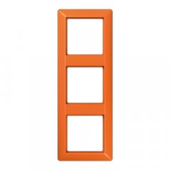 Rāmītis 3-vietīgs, vertikālā un horizontālā montāža, termoplasts, AS 500, oranžs