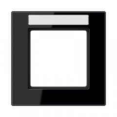 Rāmītis 1-vietīgs, marķējams, vertikālā un horizontālā montāža, termoplasts, A CREATION, melns