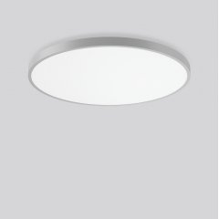 Gaismeklis TRIONA round, 106 W, 11700 lm, 840, silver, smart+free Ceiling and wall luminaires, D 1009 H 88, Plastic (PMMA) opal