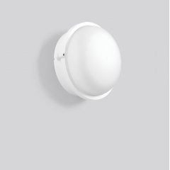 Gaismeklis ALU-SUPERIOR, white, on/off Ceiling and wall luminaires, D 245 H 120, Plastic (PC) opal
