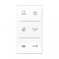 Virsma ar simboliem Video, F50, Serie CD, balts