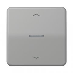 eNet taustiņš 1-viet, ar bultiņu simboliem<br />
, duroplasts, Serie CD, pelēks