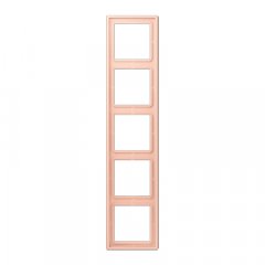 Rāmītis 5-vietīgs, LE CORBUSIER, l'ocre rouge clair