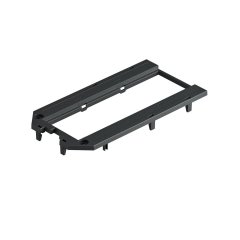 Adapterplate priekš UT4, 3 Modul45 147x76x4, PA, grafīta melns, 9011 UT4 P3