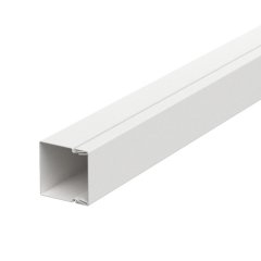 Kabeļu kanāls ar knock-outs 30x30x2000, St, FSK, dzidri balts, 9010