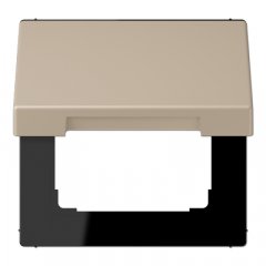 Rozetes vāks ar atsperi, termoplasts krāsots, Serie LS, ombre naturelle claire