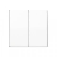 Taustiņs 2-viet, termoplasts, Serie AS, balts