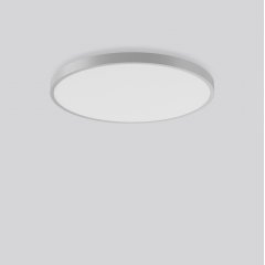 Gaismeklis TRIONA round, 66 W, 8350 lm, 840, silver, smart+free Ceiling and wall luminaires, D 845 H 88, Plastic (PMMA) prismatic