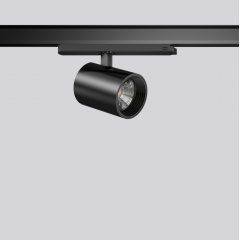 DEECOS S mini track-in, 20 W, 2050 lm, 940, black, DALI Surface mounted projectors, D 87 H 135, 40°/