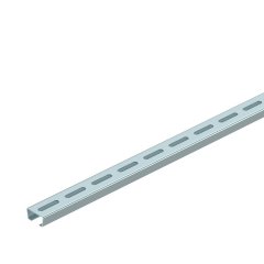 Profilēta sliede perf., šlices platums 16.5 mm 2000x35x18, St, FS